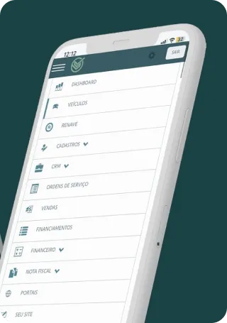 Aplicativo da Simples Veículo no celular